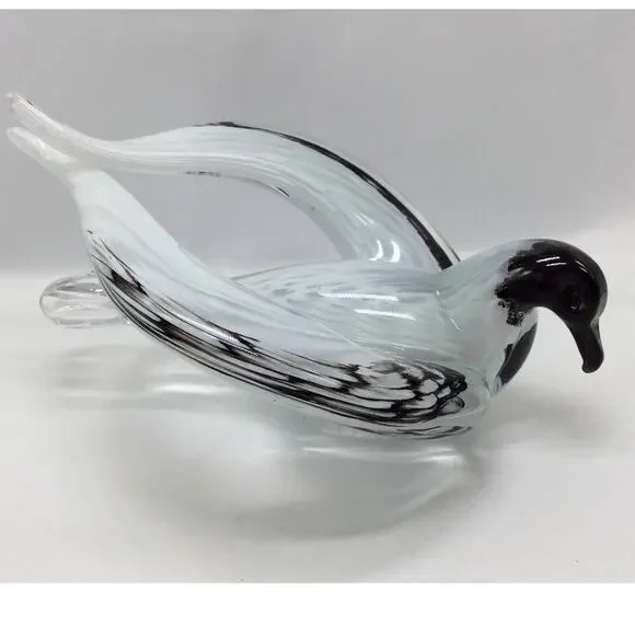 VTG Ronneby Sweden Glass Bird Figurine - Picture 1 of 12